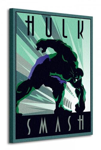 Marvel Deco (Hulk) - Obraz na płótnie 60x80 cm na Arena.pl
