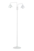Stojąca lampa regulowana Holi podłogowa do sypialni biała