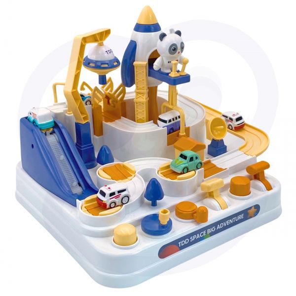 WOOPIE Interaktywny Tor Samochodowy "Kosmiczna Przygoda Pandy" zdjęcie 2