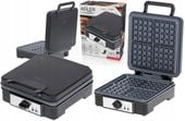 GOFROWNICA DUŻA MOC 1800W 4 CHRUPIĄCE GOFRY ADLER