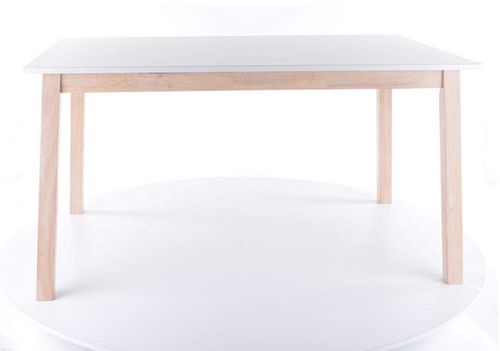 Stół legno dąb bielony/biały / narvik na Arena.pl