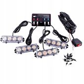 STROBOSKOPY LAMPY LED POMARAŃCZOWE OSTRZEGAWCZE