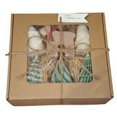 Świeca Dekoracyjna Sojowa Podziękowania Prezent Zestaw Świąteczny Box