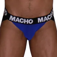 macho mx28az jockstrap niebieska kratka l - anatomiczny, oddychający
