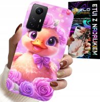 ETUI DO XIAOMI NOTE 12S 4G - SŁODKA KACZUCHA, KACZKA NA RÓŻOWYM TLE