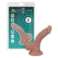 mr intense model 2 anatomiczny 16 cm elastyczny z przyssawką beżowy