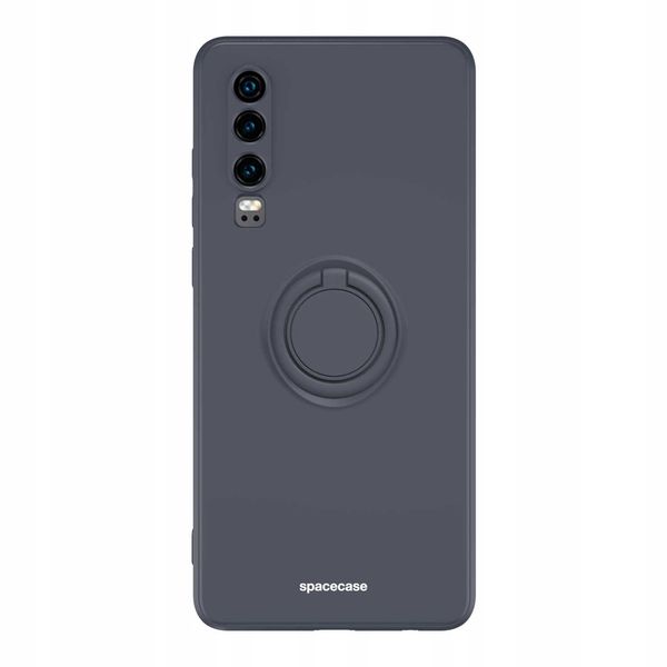 Spacecase Silicone Ring Huawei P30 Black zdjęcie 7