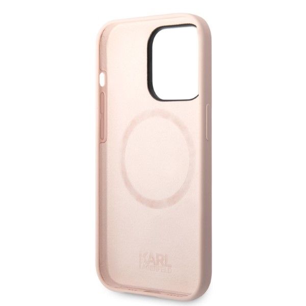 Etui Karl Lagerfeld do iPhone 14 Pro Max, Różowy, MagSafe zdjęcie 6