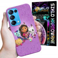 ETUI DO OPPO FIND X3 LITE - GABBY KOCI DOMEK GABI BAJKI + SZKŁO