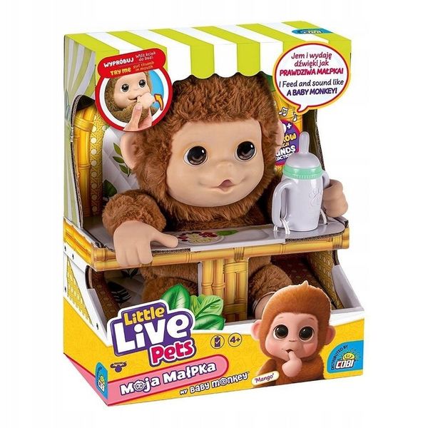 COBI LITTLE LIVE PETS 26613 MAŁPKA Little Live Pets Moja małpa Mango Cobi zdjęcie 5