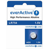 Bateria AG5 393 LR754 LR48 SR754W G5 guzikowa pastylkowa alkaliczna 7.9x5.4