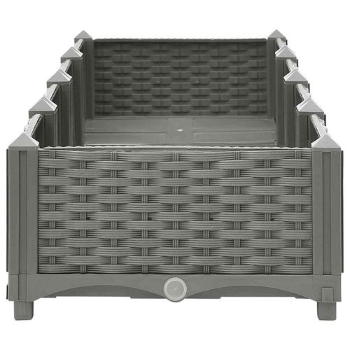 Donica do podwyższonej rabaty, 160x40x23 cm, polipropylen na Arena.pl