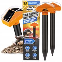 ODSTRASZACZ KRETÓW NA KRETY NORNICE MYSZY WĘŻE ODSTRASZACZ SOLARNY (2