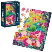 puzzle edukacyjne tęczowy spacer układanka dla dzieci 120 el. dt100-23