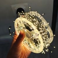 zewnętrzne/wewnętrzne lampki choinkowe ryż 900 led 27m, barwa ciepłe białe