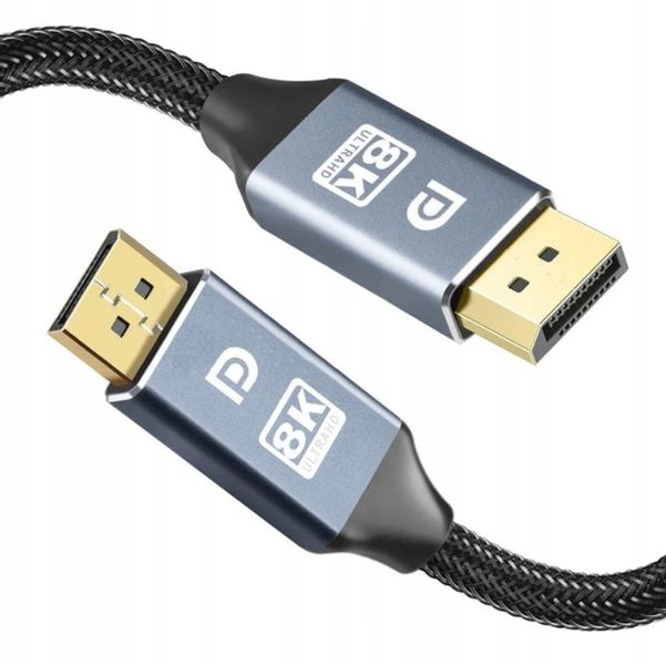 Kabel DisplayPort 1.4 8K 60Hz Rozdzielczość 4K 144Hz DP-DP HDR Monitor 3m zdjęcie 5