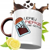 Kubek Bordowy Dla Kucharza Na Urodziny Prezent Z Nadrukiem Ze Zdjęciem