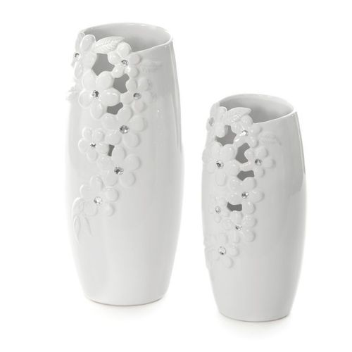 Wazon ceramiczna CLEA 14X14X32 biały na Arena.pl