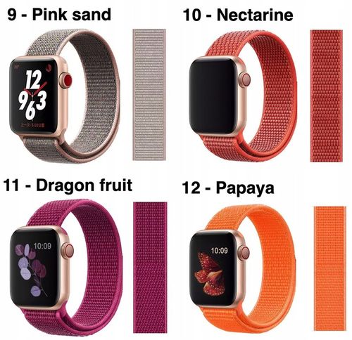 PASEK DO APPLE WATCH 2 3 4 5 6 7 8 9 SE ULTRA 2 38/40/41/42/44/45/49mm Rzep na Arena.pl