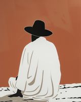 Plakat 40x50cm Rozmyślania w Oddali