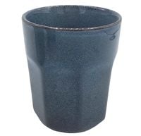 Kubek ceramiczny 250 ml niebieski ręcznie malowany