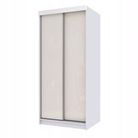 Szafa przesuwna dwudrzwiowa PARIS 125 cm beżowy połysk