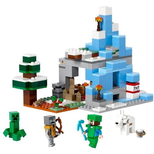 Lego Minecraft Ośnieżone Szczyty 21243 na Arena.pl