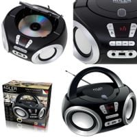 Radio Kuchenne Boombox Cd Mp3 Usb Fm Przenośne Lcd