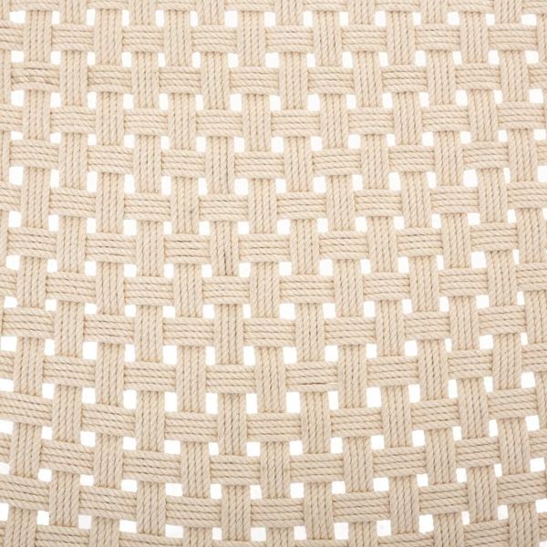 Fotel Raina makrama biały zdjęcie 5