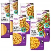 Polmak Makaron penne świderki spaghetti 250 g x 6