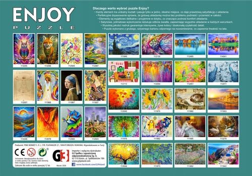 Puzzle 1000 Kolorowa lalka na Arena.pl