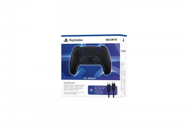 Pad Sony DualSense PC READY do PS5 PC Midnight Black + kabel do PC zdjęcie 5