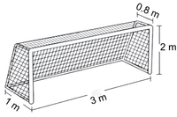 Siatka na bramki do piłki ręcznej 3x2m PE 3mm Legend Sport