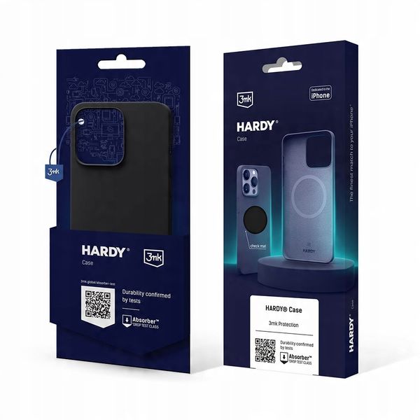 Etui na Apple iPhone 15 Pro Max - 3mk HARDY Silicone MagCase Graphite zdjęcie 15