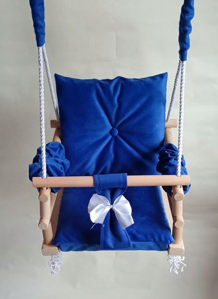 Huśtawka 3w1 dzieci NIEBIESKI ogród prezent pokój zdjęcie 9