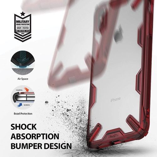 Ringke Fusion X iPhone Xs Max czerwony /ruby red FUAP0010 na Arena.pl
