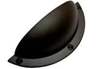 Uchwyt meblowy muszelka Schwinn 2313  czarny mat 64 mm