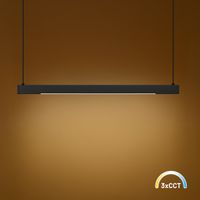 Lampa wisząca Linea Czarny 36W LED 3000K-4000K-5700K