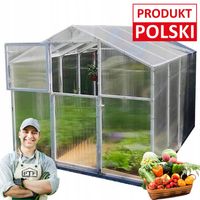 SZKLARNIA OGRODOWA Z POLIWĘGLANU 5,6m2 TUNEL POLIWĘGLANOWY 210X270 PTF