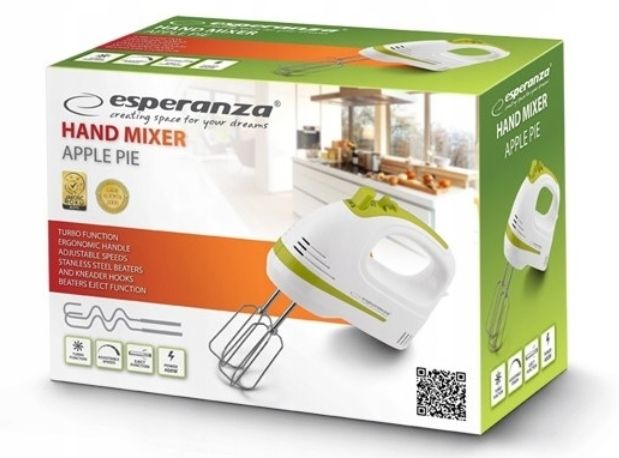 MIKSER RĘCZNY ROBOT KUCHENNY 400W 4 KOŃCÓWKI TURBO zdjęcie 3