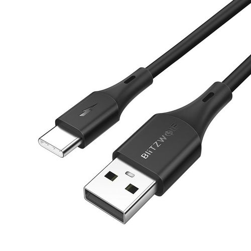 Kabel Usb-C Blitzwolf Bw-Tc14 3A 1M (Czarny) na Arena.pl