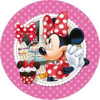 Opłatek na tort Urodziny Myszka Miki Mini Myszki Roczek