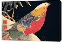 Obraz 100x70cm Golden Pheasant, Jakuchu Japoński Vintage