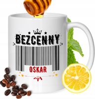 Kubek Dla Oskara Kolegi Przyjaciela Męża Z Nadrukiem Prezent Biały 330Ml