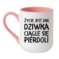 Elegant Biało-Różowy 330 ml