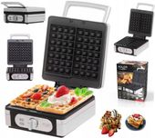 GOFROWNICA 2000W,Limitowana Seria Silver Adler,DUŻA MOC,XXL 2 DUŻE Gofry