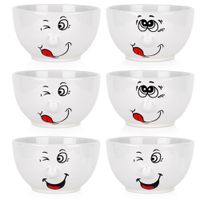 6x Miseczka Miska na Zupę Płatki Surówki Przekąski Salaterka Ceramiczna