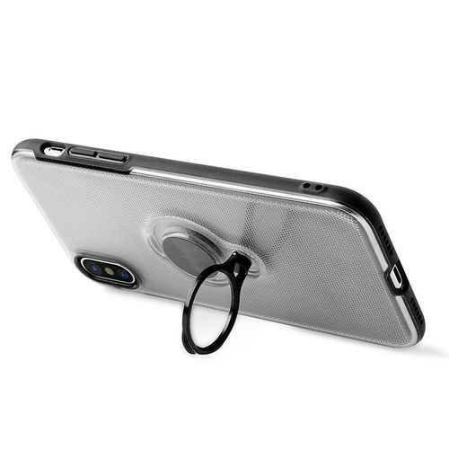 PURO MAGNET RING COVER Apple iPhone X - TRANSPARENT na Arena.pl