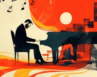 Plakat 76x60,5cm Pianista