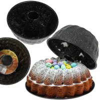 FORMA NA BABKE 22 CM DO PIECZENIA CIAST Z TULEJĄ KOMINEM BABKA WIELKANOCNA
